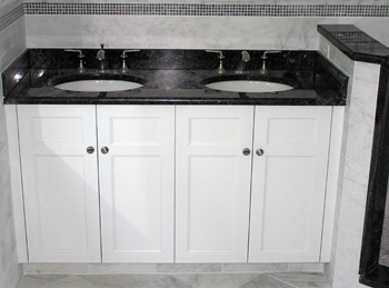 white vanity
